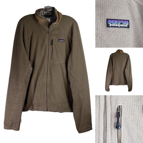 Patagonia Other - Patagonia Tan Mens Sweater Zip Up Fleece Jacket Sweatshirt XL R Series Read